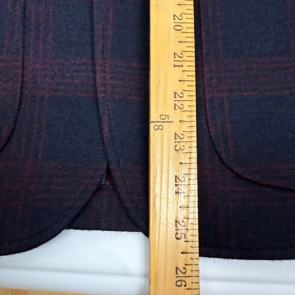 SUN68 Plaid Blazer Women's Size‎ 12 Two Button Blazer Business Casual - Picture 11 of 12